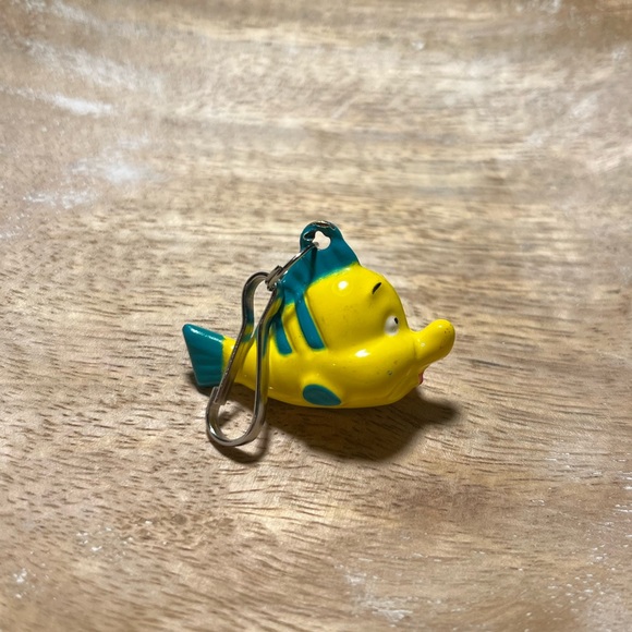 The Little Mermaid Flounder Bell Charm with Spring Hook - Picture 8 of 12